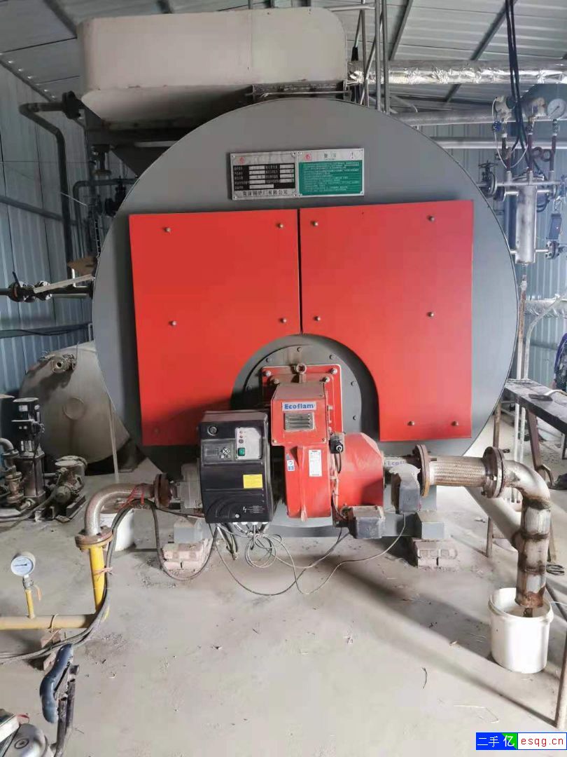 出售2吨二手低氮燃气蒸汽锅炉，30毫克以下，19年-2