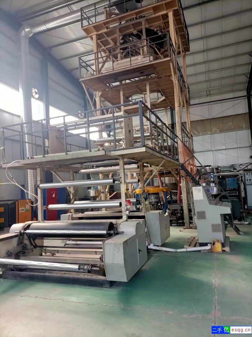 低价出售武汉三层共挤1800吹膜机-2