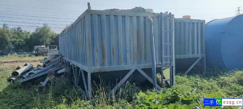 转让一台80吨二手卧式水泥罐，一台100吨水泥罐-1