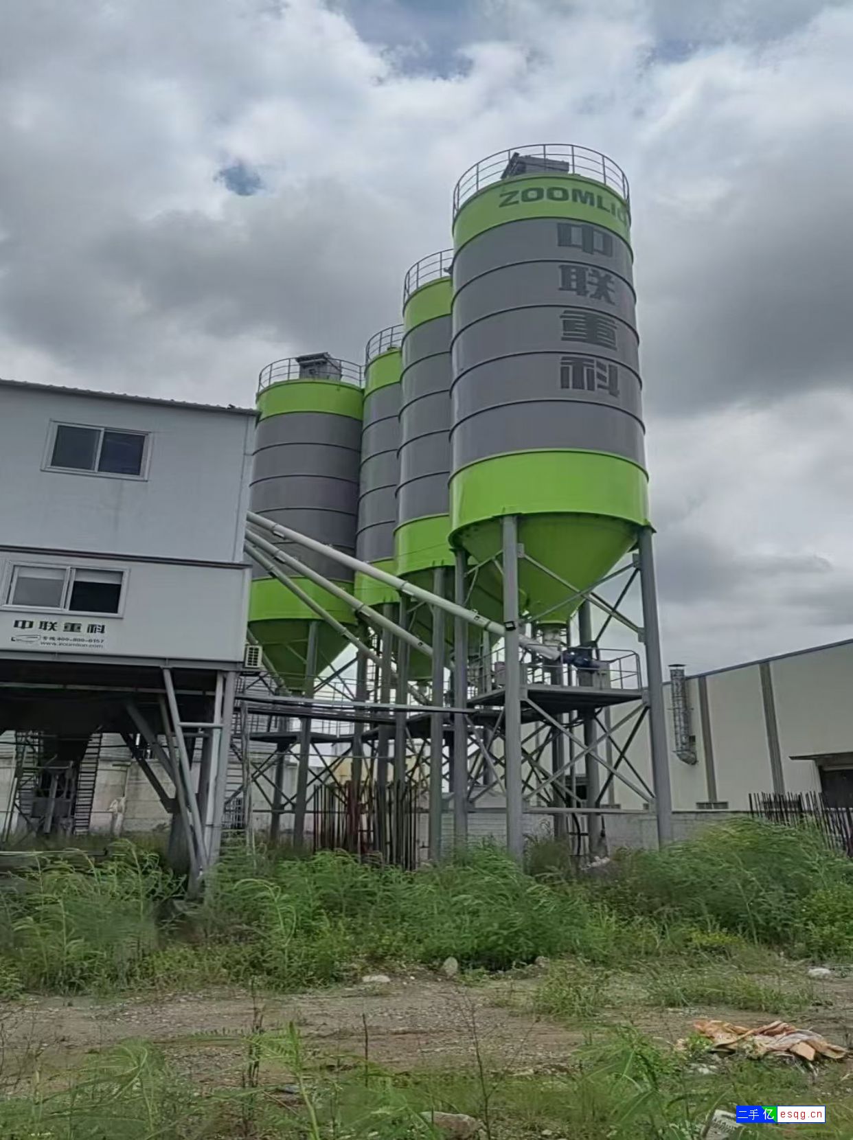 郑州现货9.9成新中联重科双线180搅拌站-1