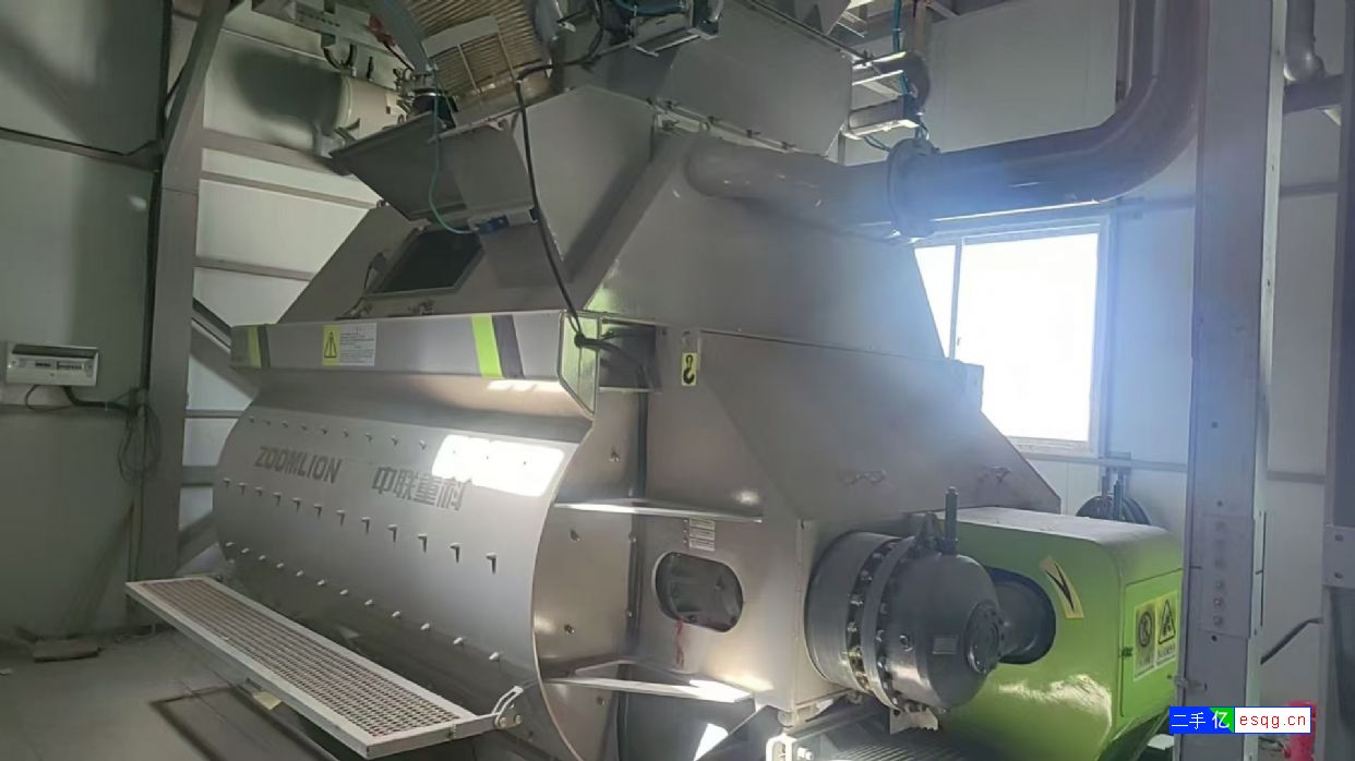 郑州现货9.9成新中联重科双线180搅拌站-2