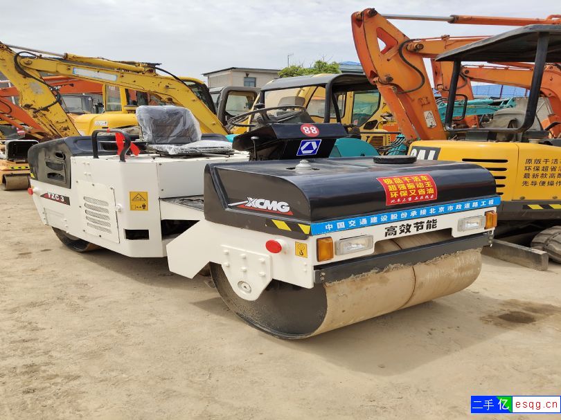 1吨3吨4吨压路机 二手双钢轮压路机出售-1