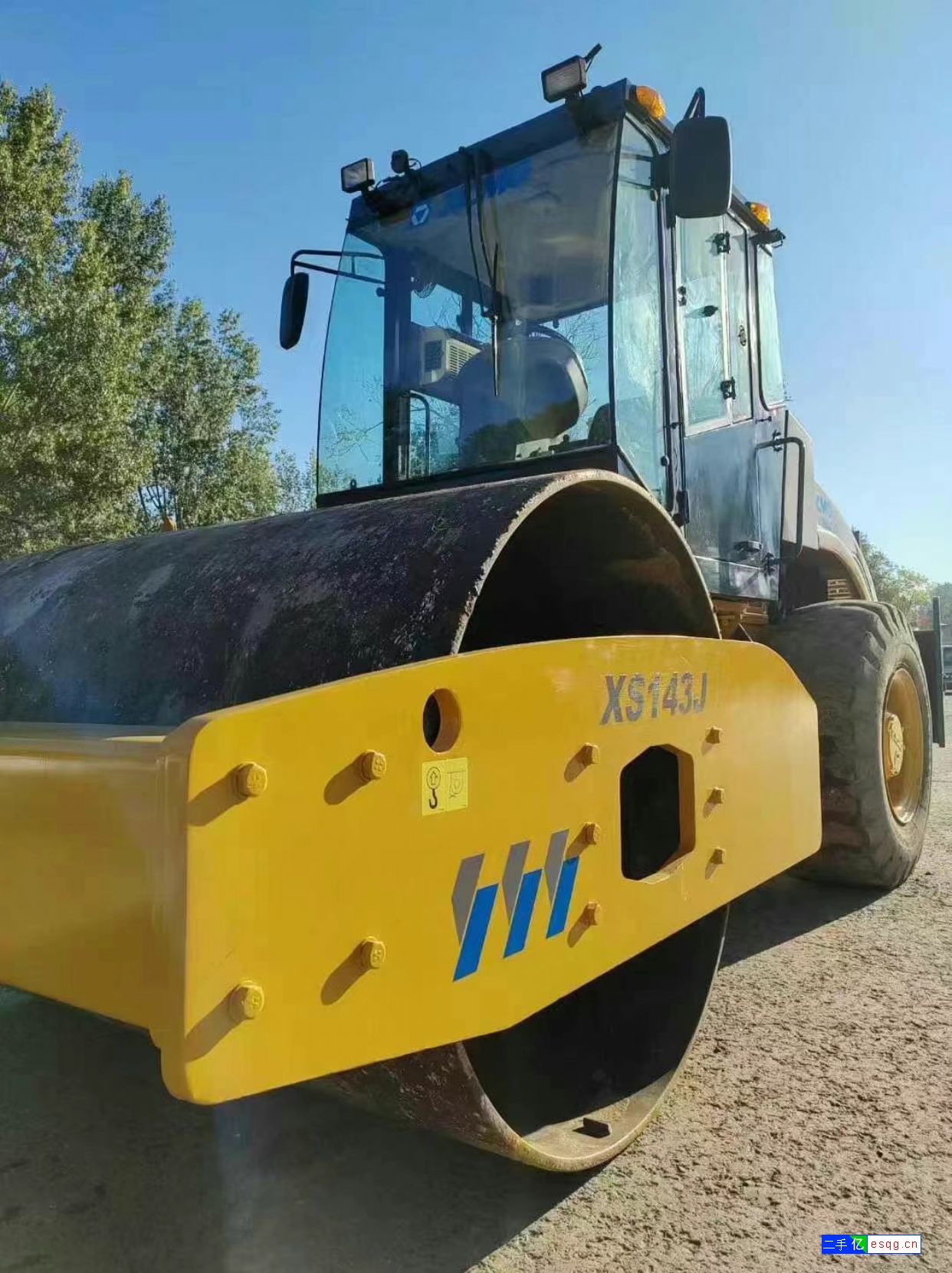 二手徐工14吨震动压路机单钢轮电子档新款-1