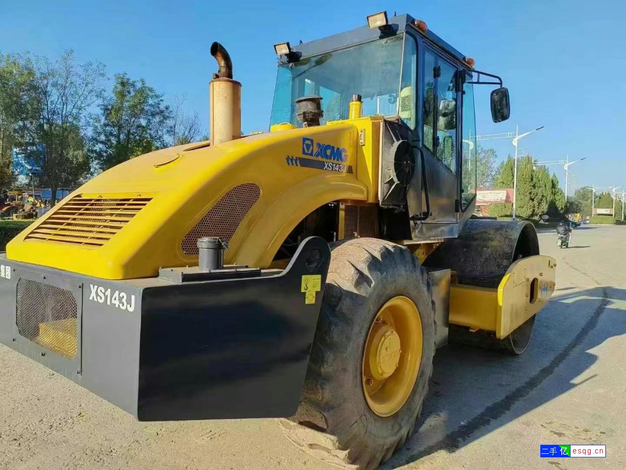 二手徐工14吨震动压路机单钢轮电子档新款-2