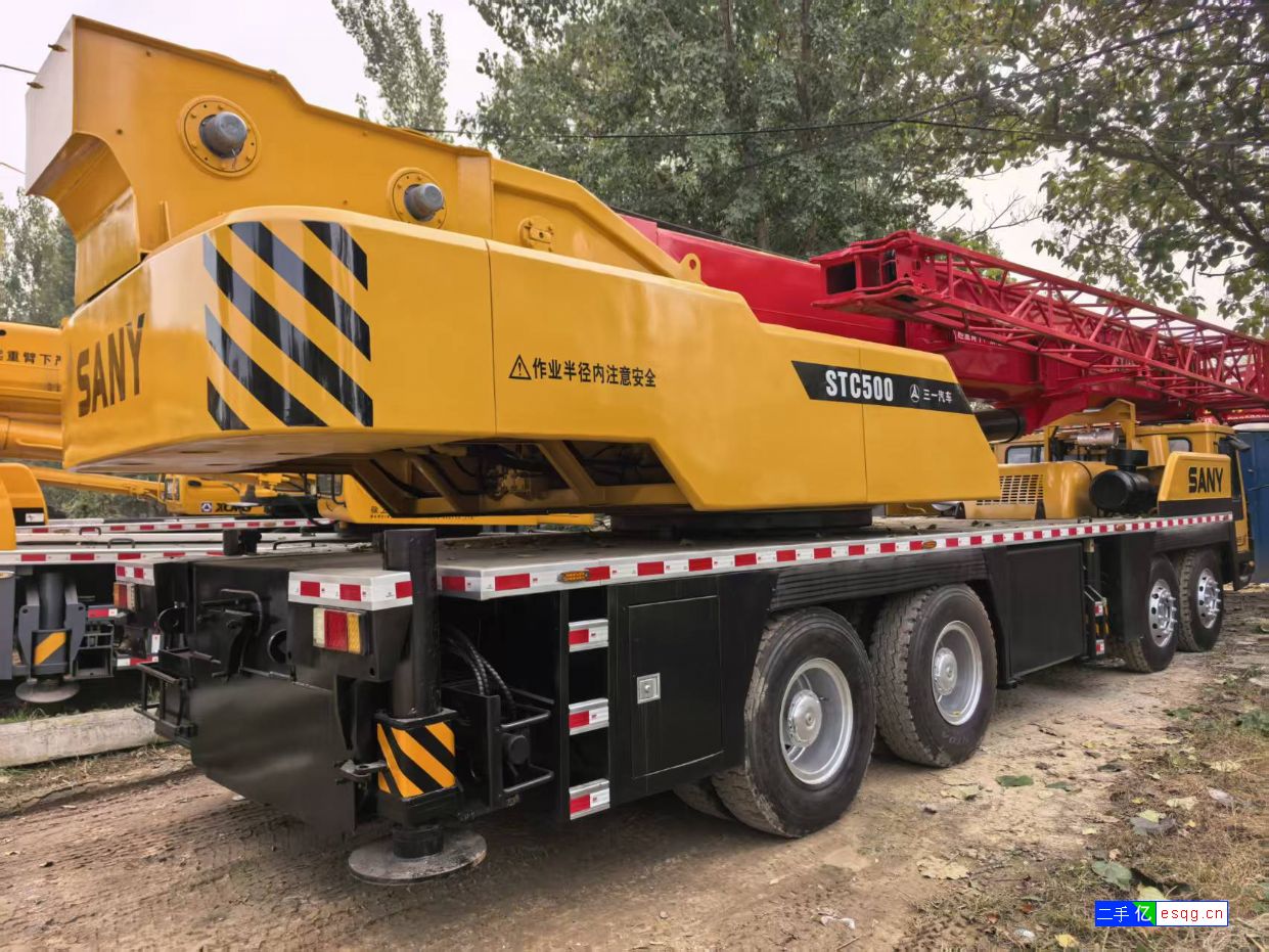 二手三一50吨吊车出口外贸SANY高质量汽车起重机-2