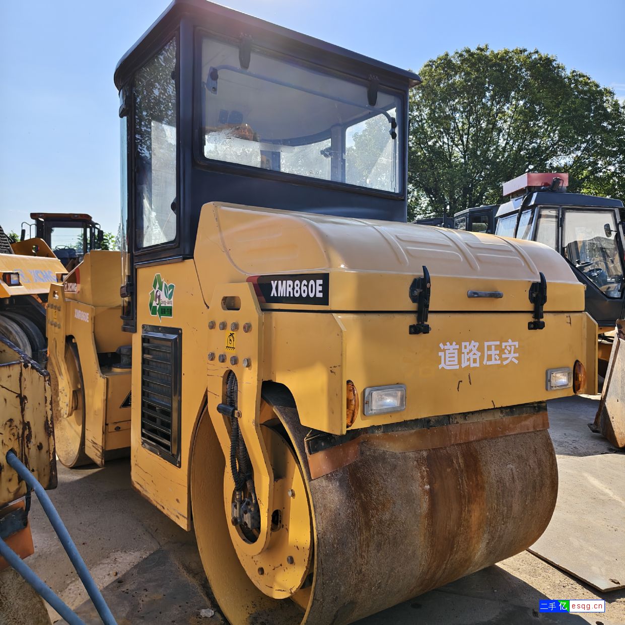 12吨双钢轮压路机徐工震动二手设备10吨全液压双驱-1