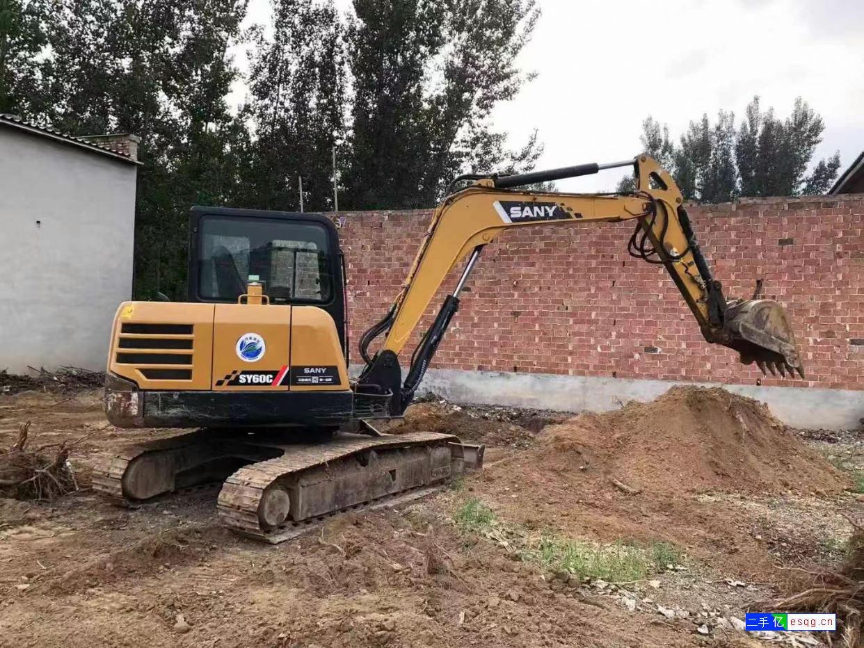 二手国产三一60挖掘机小型钩机五十铃动力-1