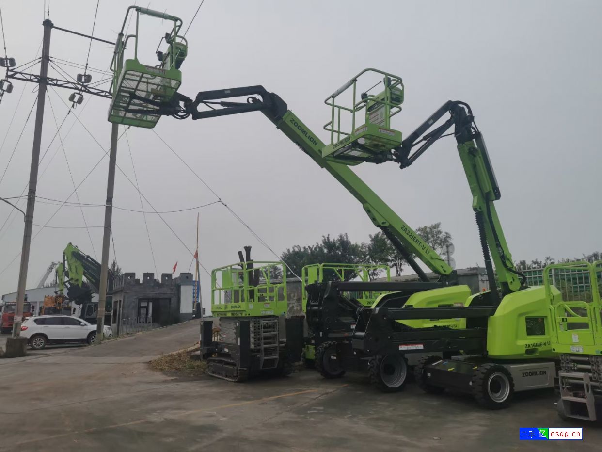 二手登高车曲臂式登高作业平台 超长臂 柴油动力-2