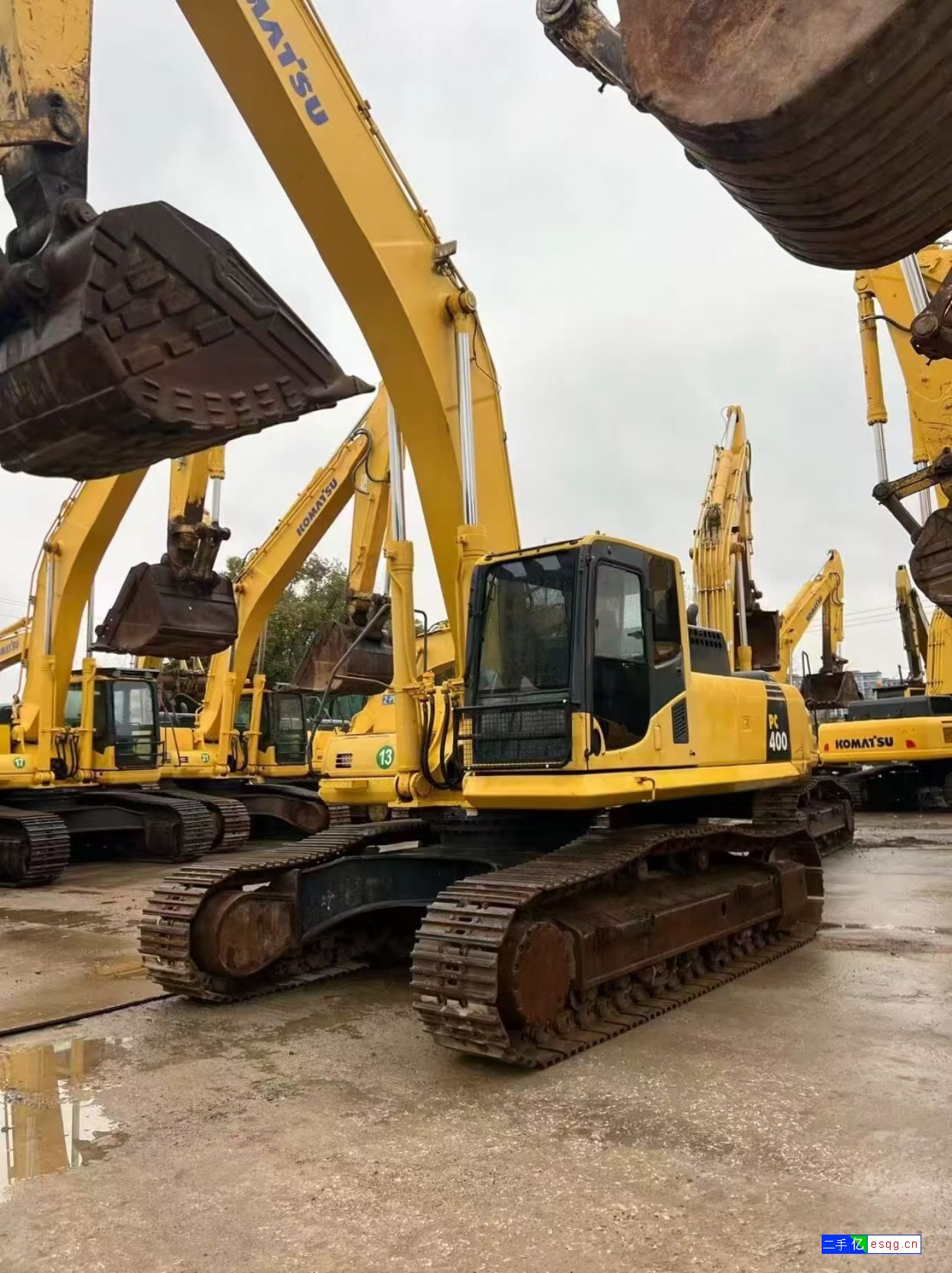 小松400-8挖掘机出口二手日本原装-2