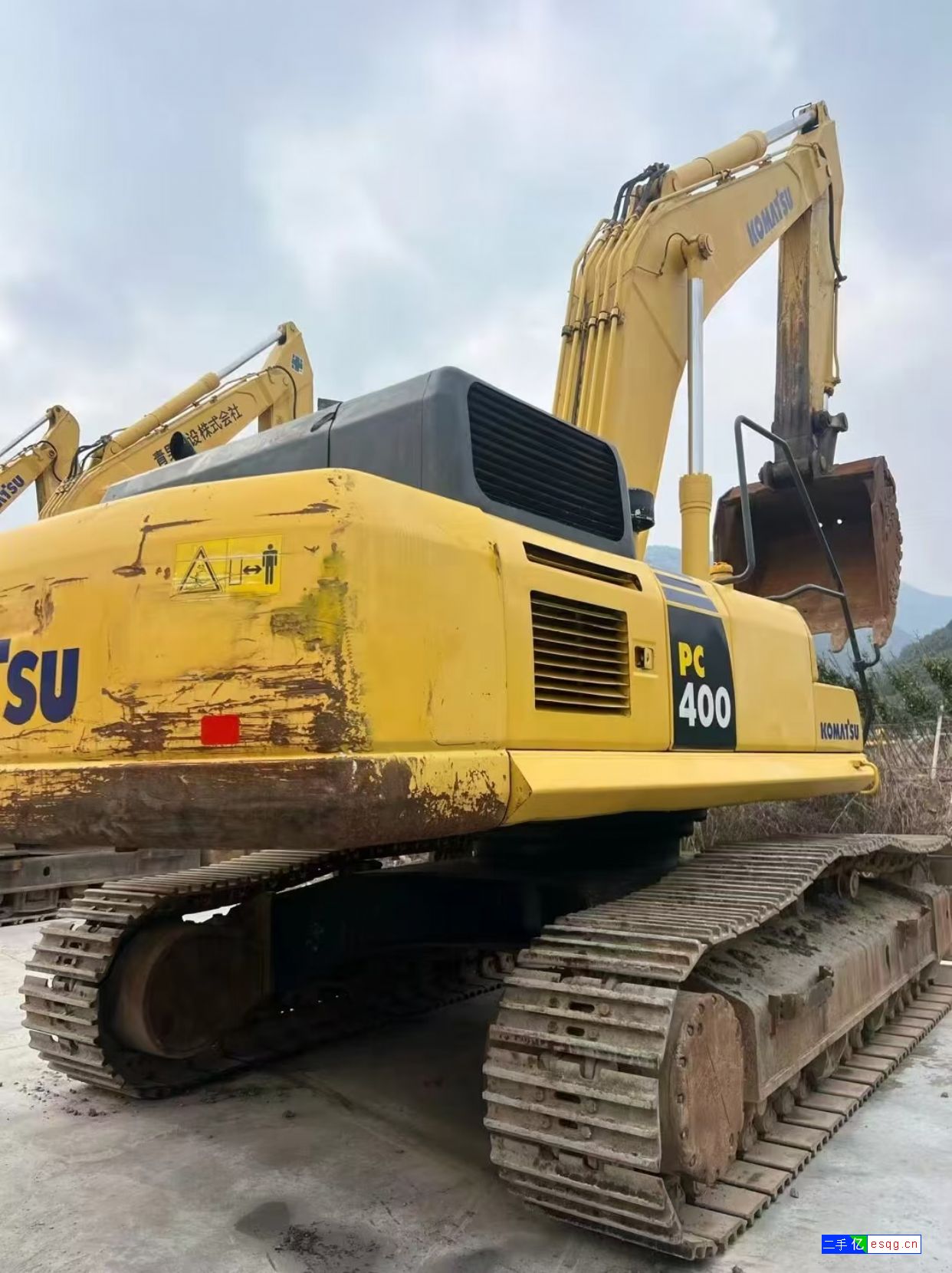 小松400-8挖掘机出口二手日本原装-3