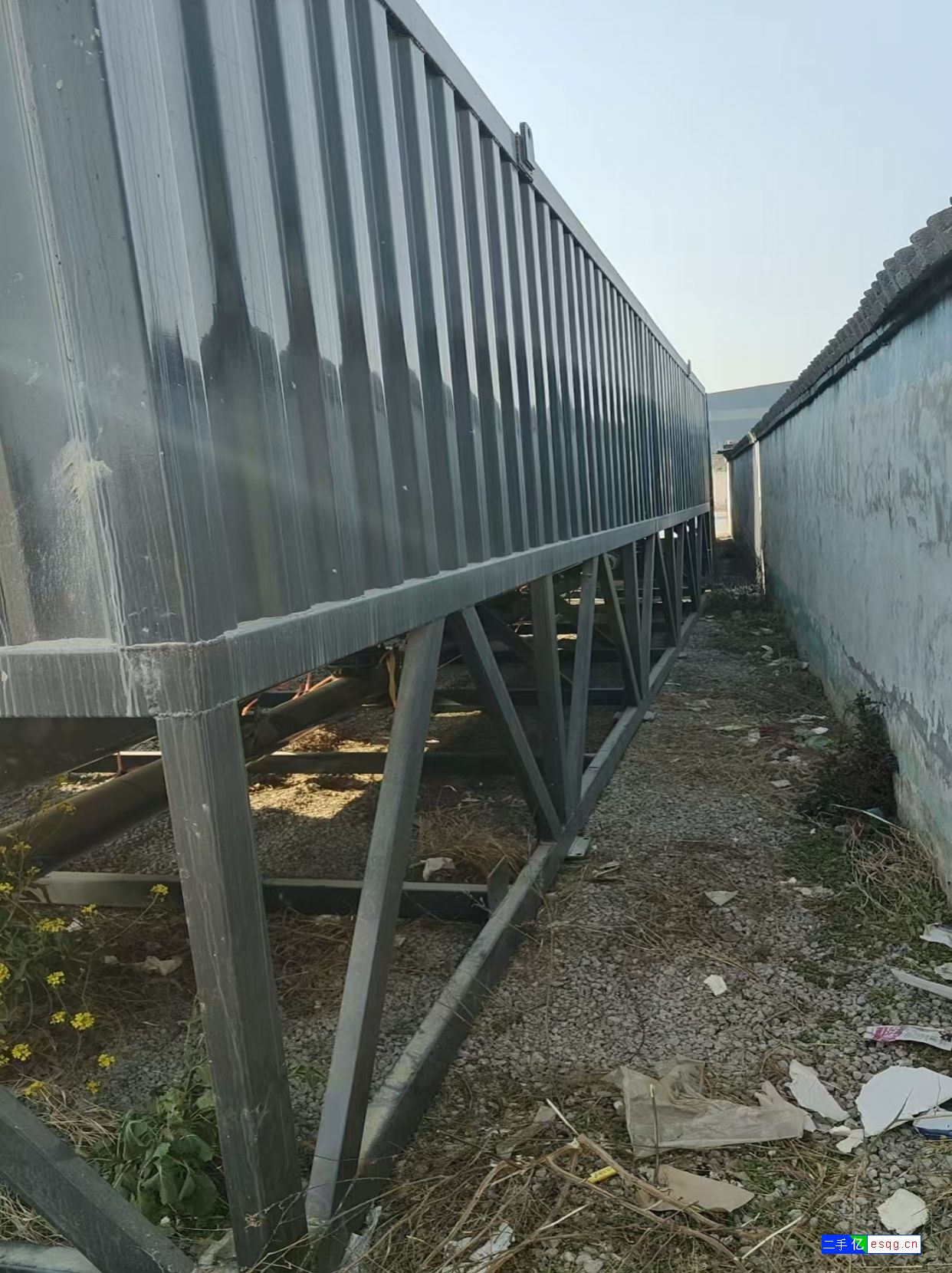 河南郑州：便宜处理2台100吨卧式水泥罐，2024-1