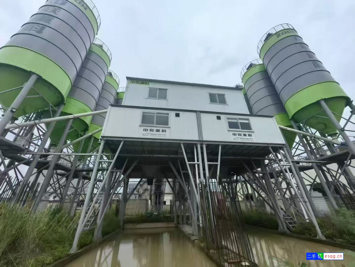 郑州中联重科双线180搅拌站-2