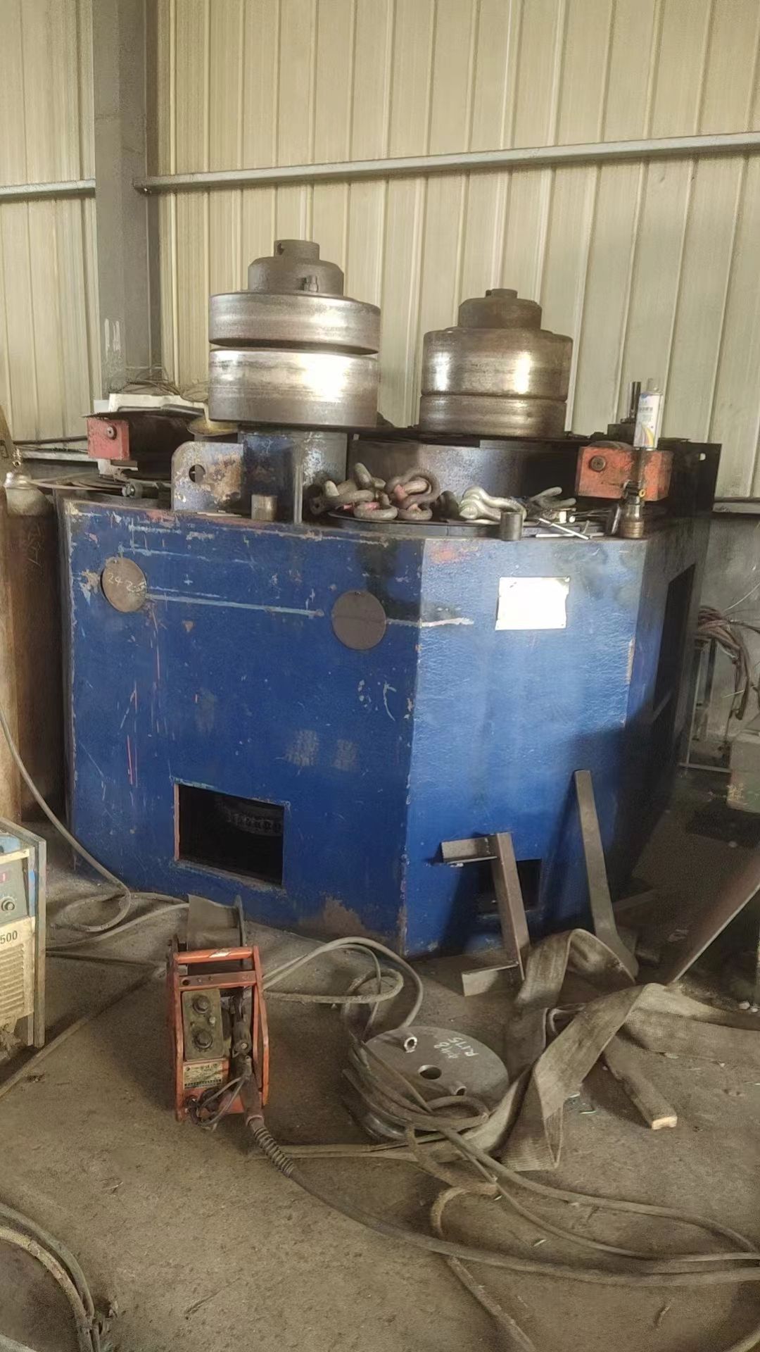 转让9新二手钜星锻压180型材弯曲机一台-1