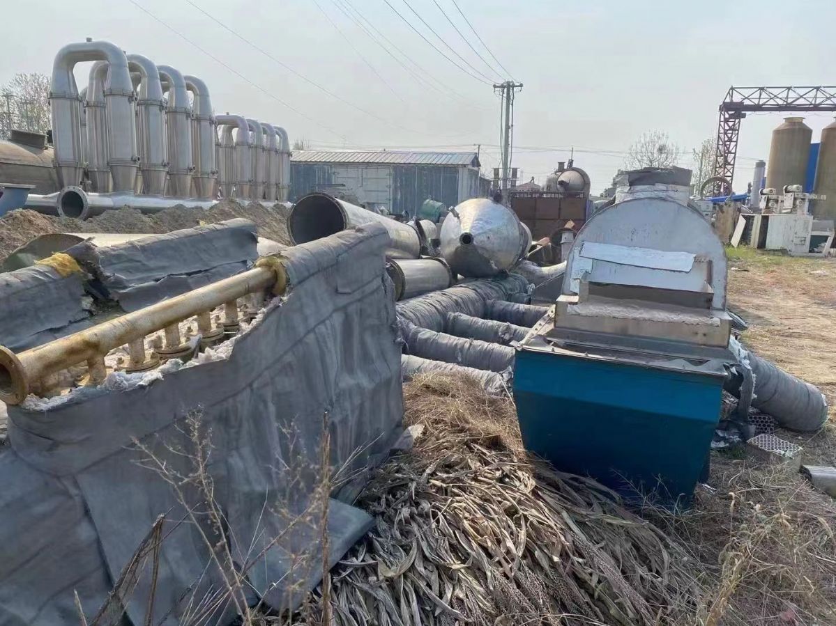 二手流化床干燥机，不锈钢流化床干燥机0.6×9米不-2