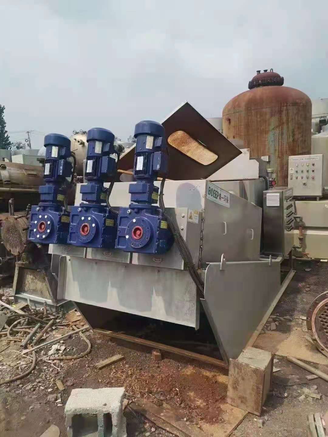 出售二手402叠螺脱水机 403叠螺污泥脱水机二手-1