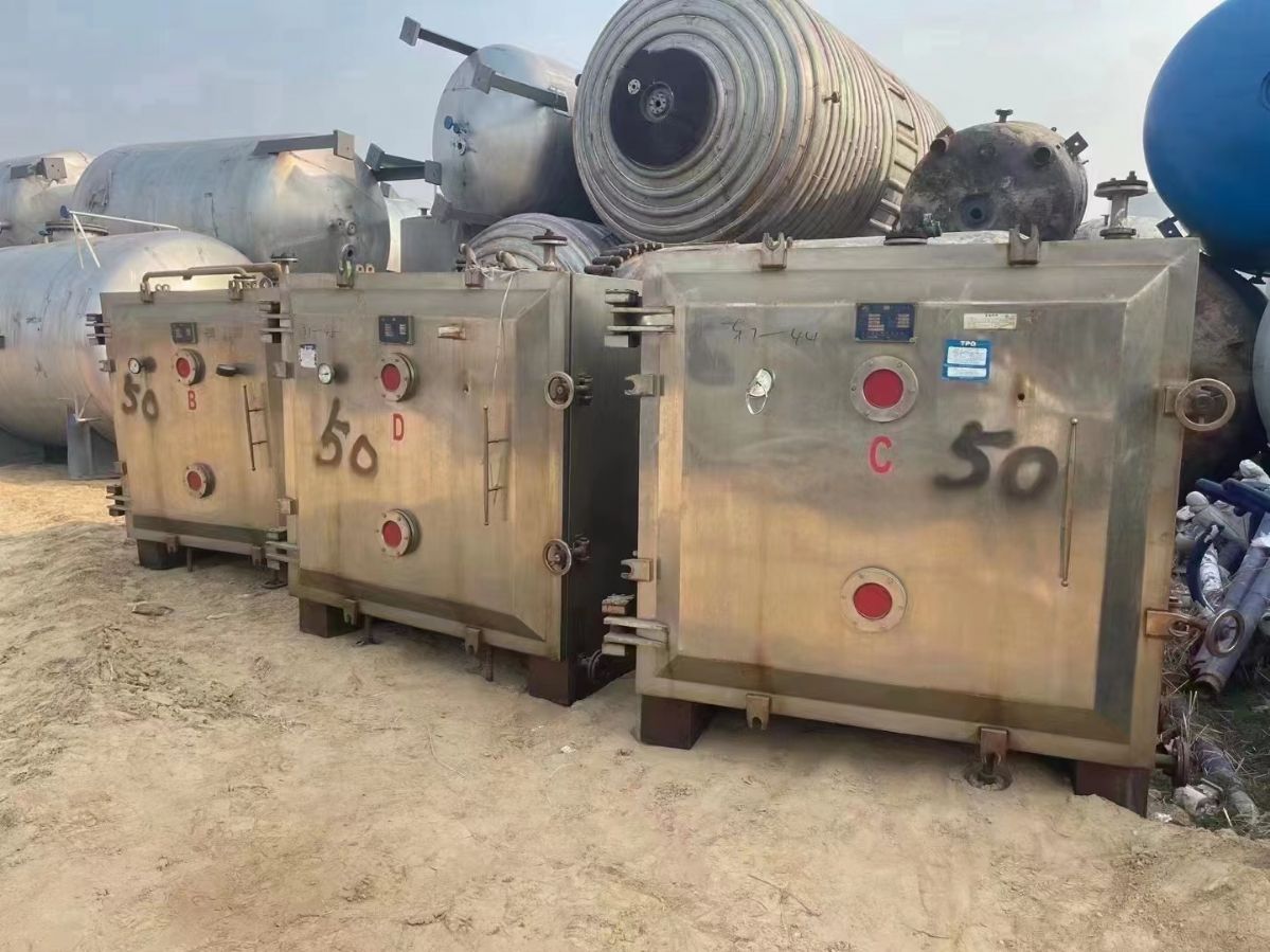 出售二手不锈钢方形真空干燥机 低温脉冲真空干燥箱-2