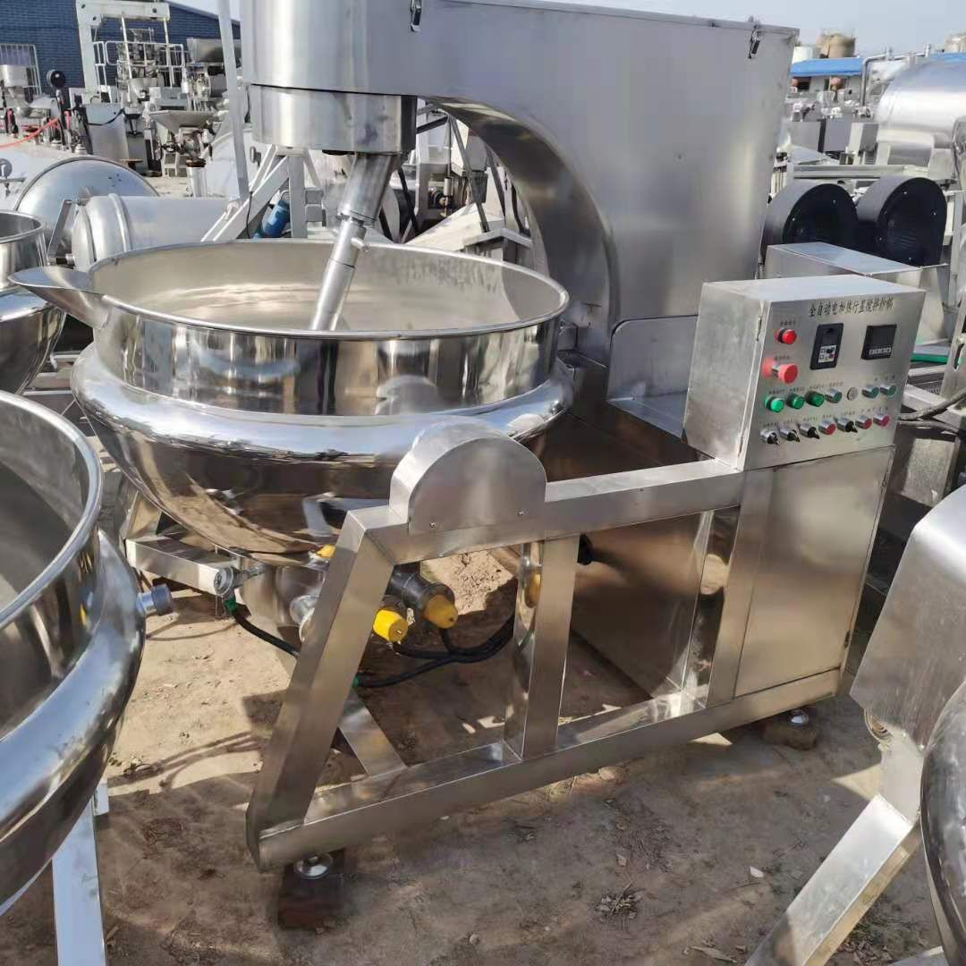出售二手夹层锅,蒸煮锅,500升搅拌锅,600型行-2