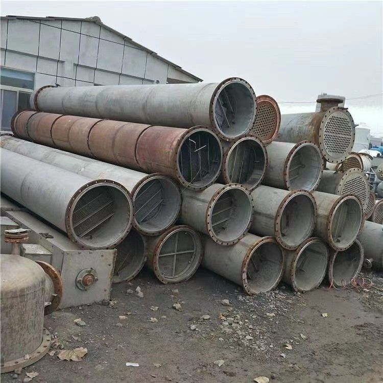 出售 二手不锈钢板式换热器60平方350平方列管式-1