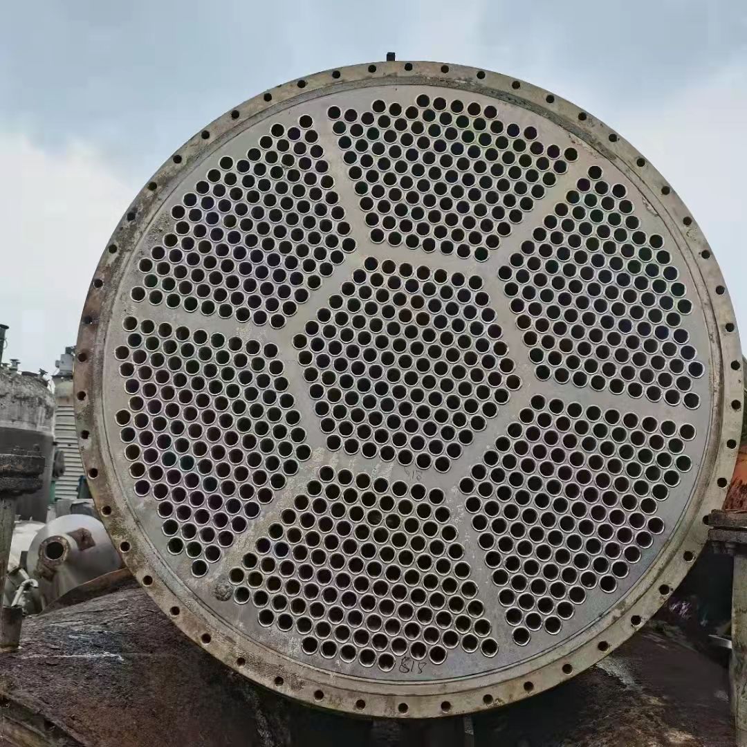 出售 二手不锈钢板式换热器60平方350平方列管式-2