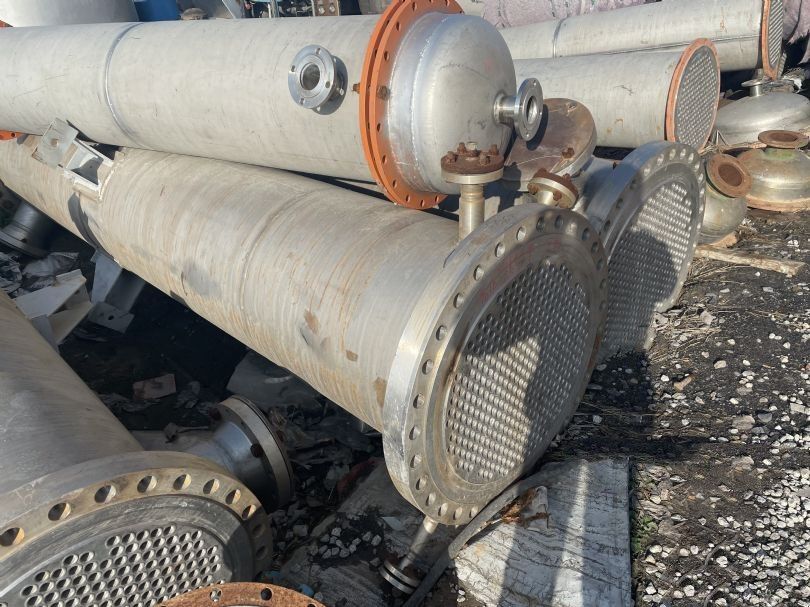 出售二手冷凝器300平方全钛材冷凝器-2