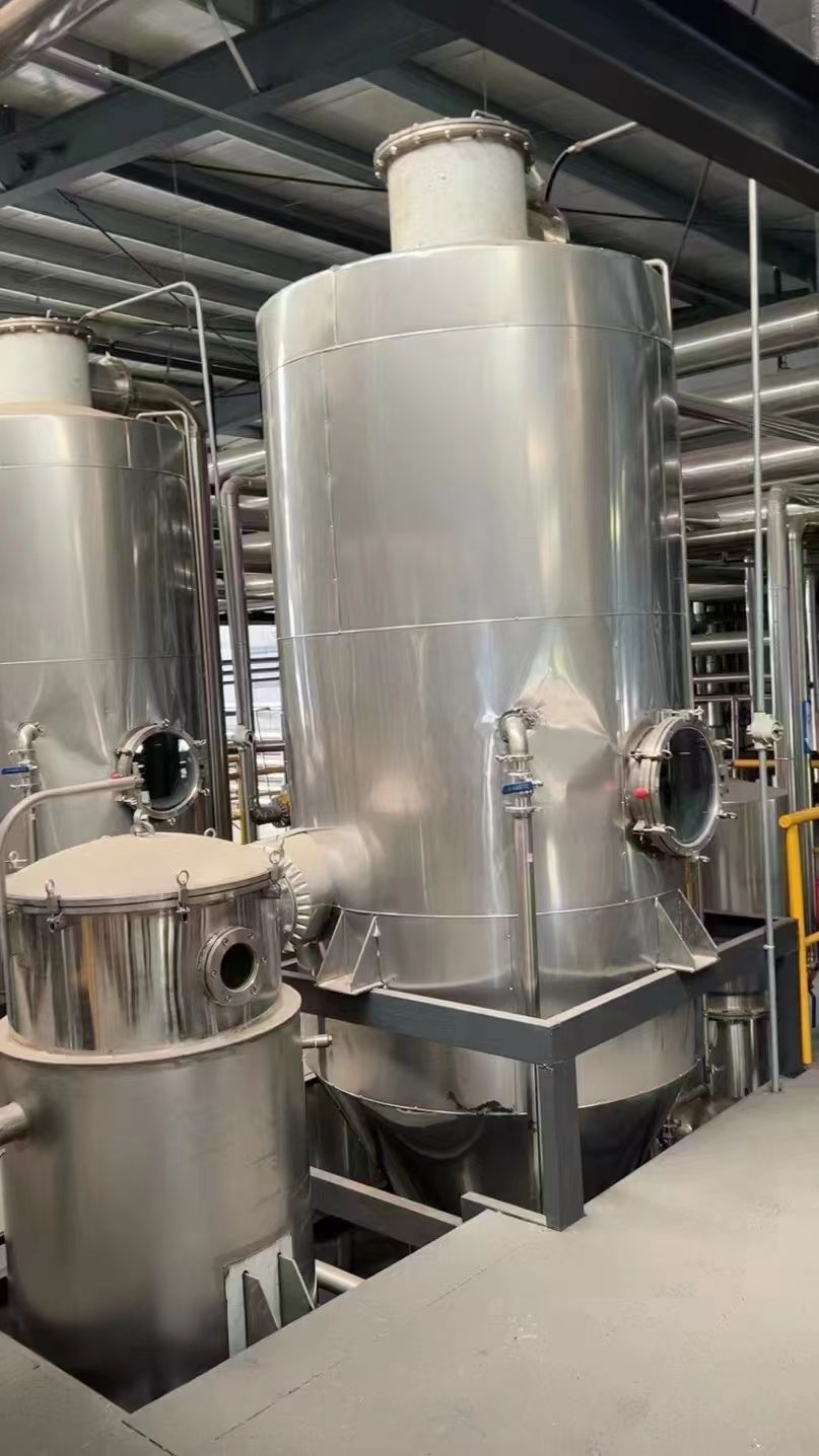 出售二手蒸发器二手1000升双效浓缩蒸发器 二手1-2