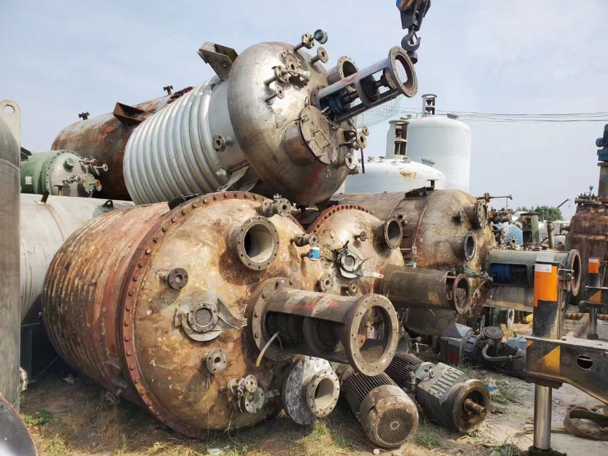 出售二手3000升不锈钢开式反应釜-1