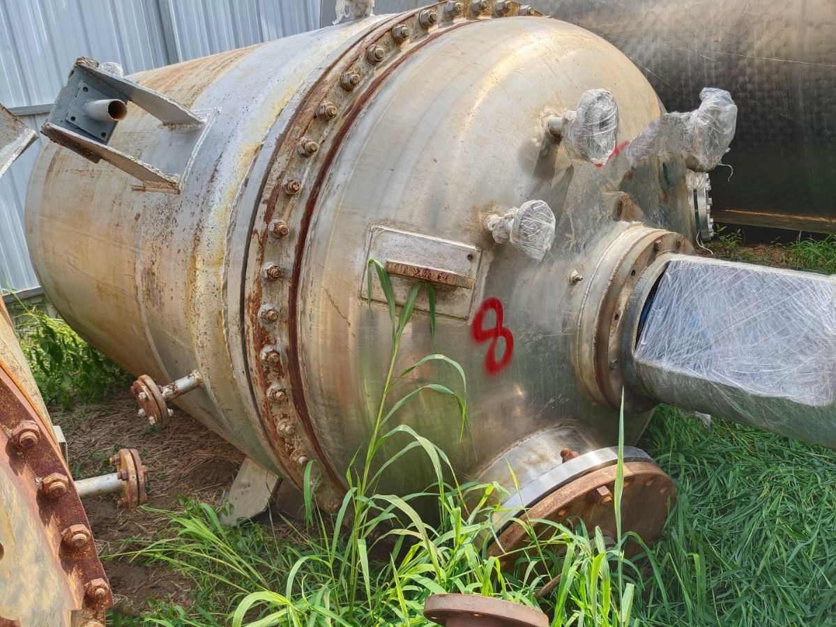 出售二手3000升不锈钢开式反应釜-2