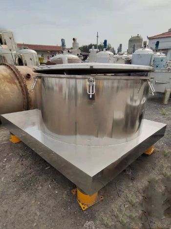 出售二手1200型平板吊带衬塑离心机304不锈钢吊-1