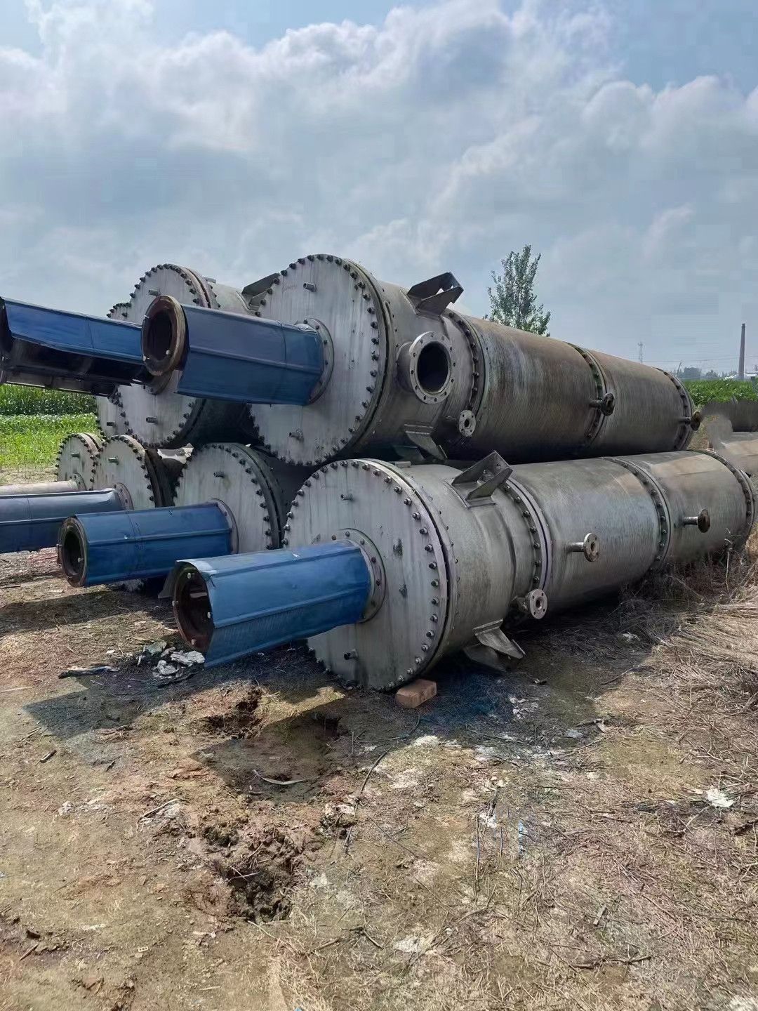 出售二手蒸发器二手10平方薄膜蒸发器一台,316L-1