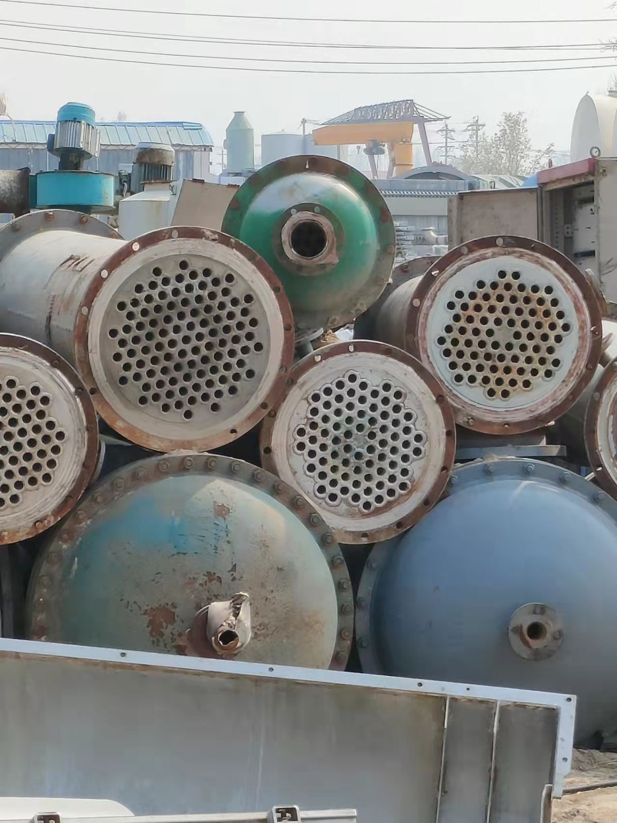 出售 二手60平方钛材列管换热器二手冷凝器-2