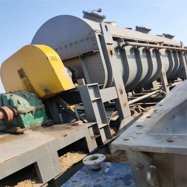 出售二手双桨叶干燥机 双轴加热 不锈钢 100平方-1