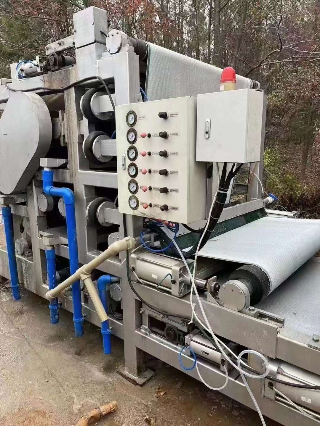 出售 二手2.5X7带式压滤机 矿场污泥脱水设备 -1