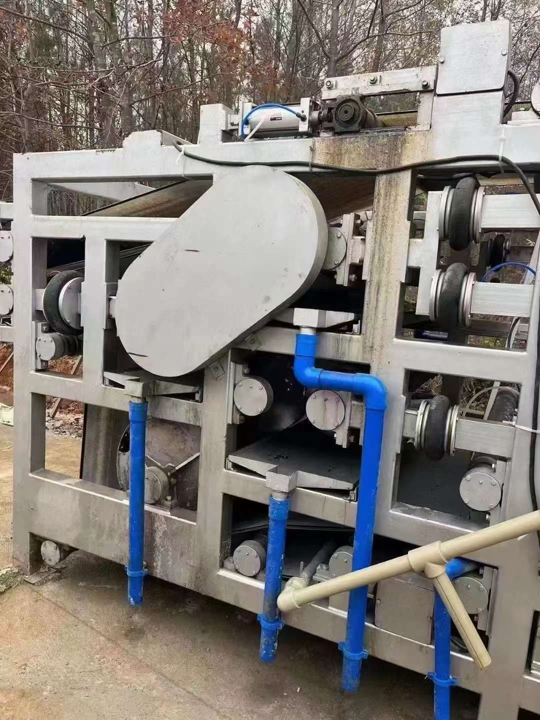 出售 二手2.5X7带式压滤机 矿场污泥脱水设备 -2