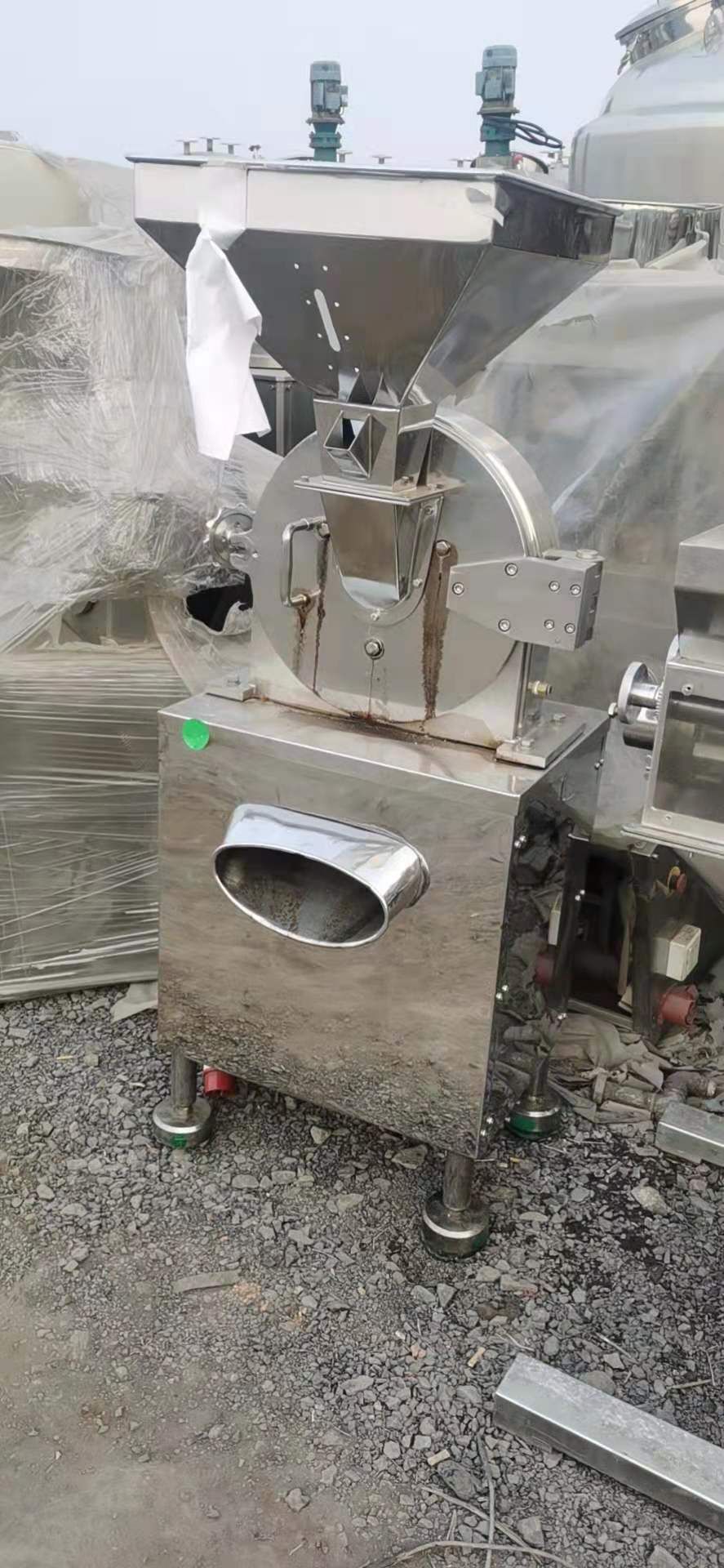 出售二手粉碎机 风冷式粉碎机 中药粉碎机 除尘粉碎-1