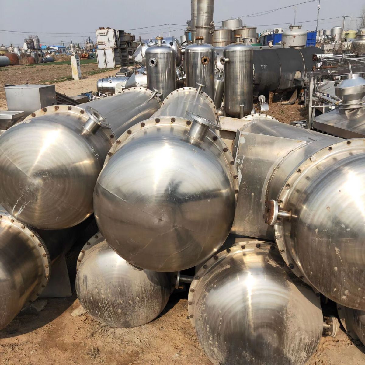 出售 二手80平方冷凝器 钛材换热器-2