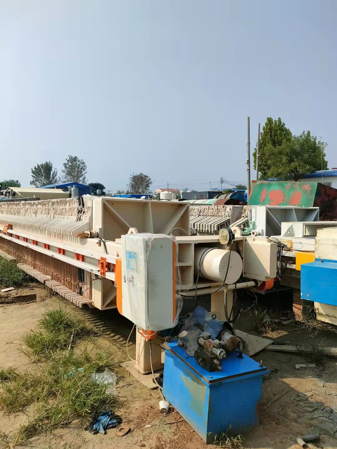 出售  二手压滤机30平方50平方全自动隔膜压滤机-2