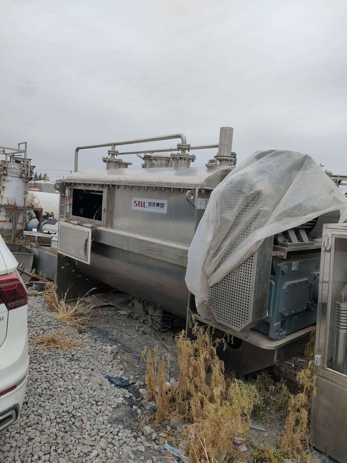 出售二手混合机二手螺带混合机二手不锈钢5立方螺带混-1