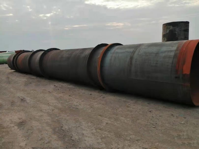 二手干燥机二手滚筒干燥机二手1.2x12米回转滚筒-1