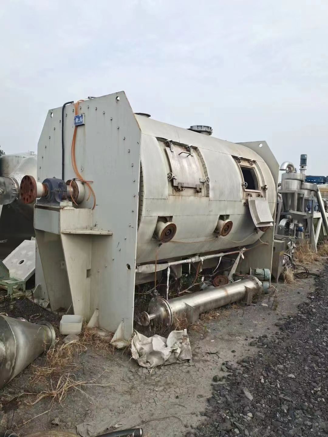 二手混合机二手犁刀高速混合机二手3立方不锈钢犁刀飞-2