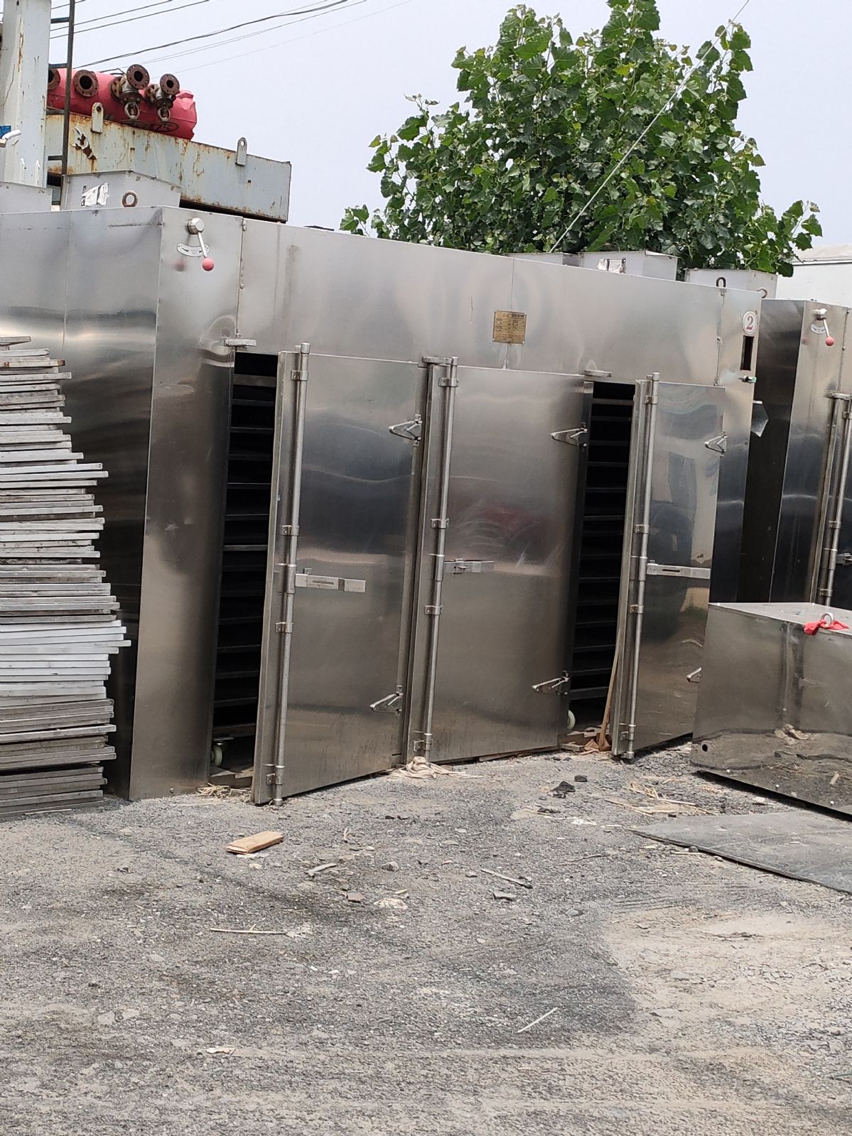 烘箱 热风循环烘箱 四门八车192盘电汽两用烘箱3-2