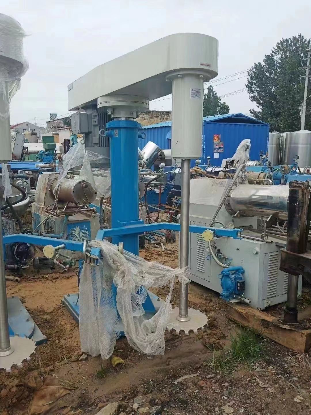 二手分散机二手37千瓦双轴分散机二手油漆涂料分散机-1