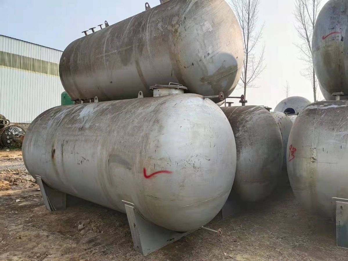 二手储罐二手不锈钢储罐二手10立方不锈钢卧式储罐多-1