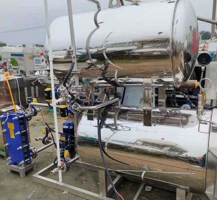 二手杀菌锅二手双层杀菌锅二手0.78立方全自动杀菌-1