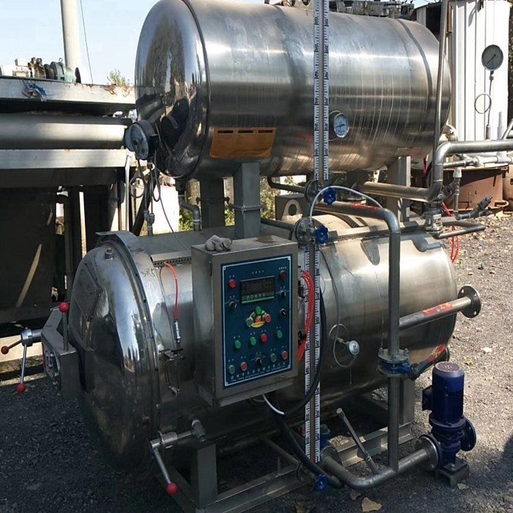 二手杀菌锅二手双层杀菌锅二手0.78立方全自动杀菌-2