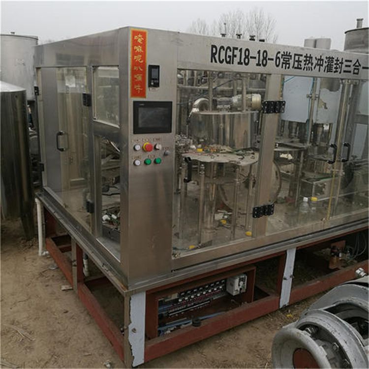 二手灌装机二手直线式玻璃水灌装机二手洗衣液尿素灌装-1