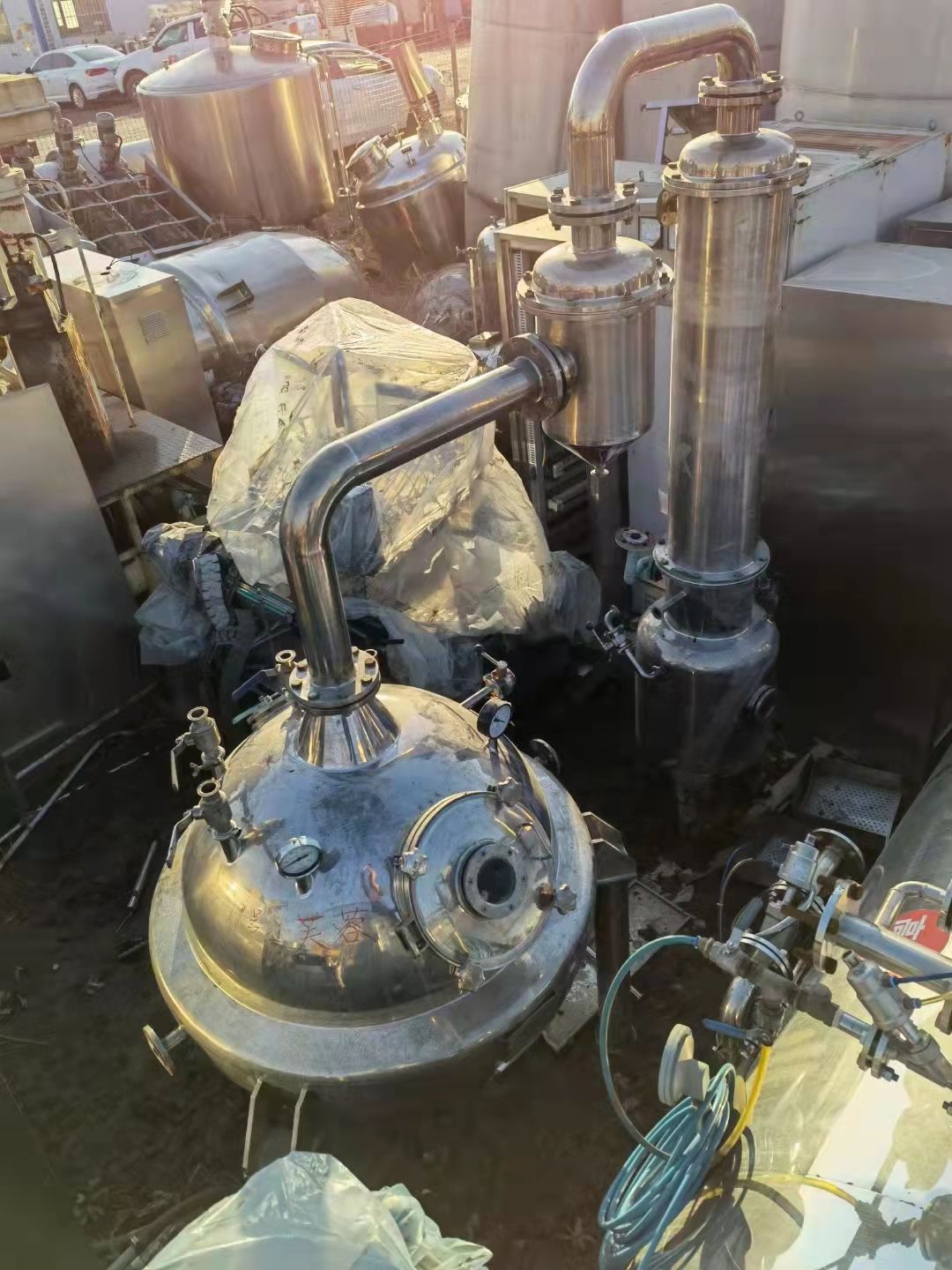 二手蒸发器二手单效蒸发器二手1000L单效浓缩蒸发-1