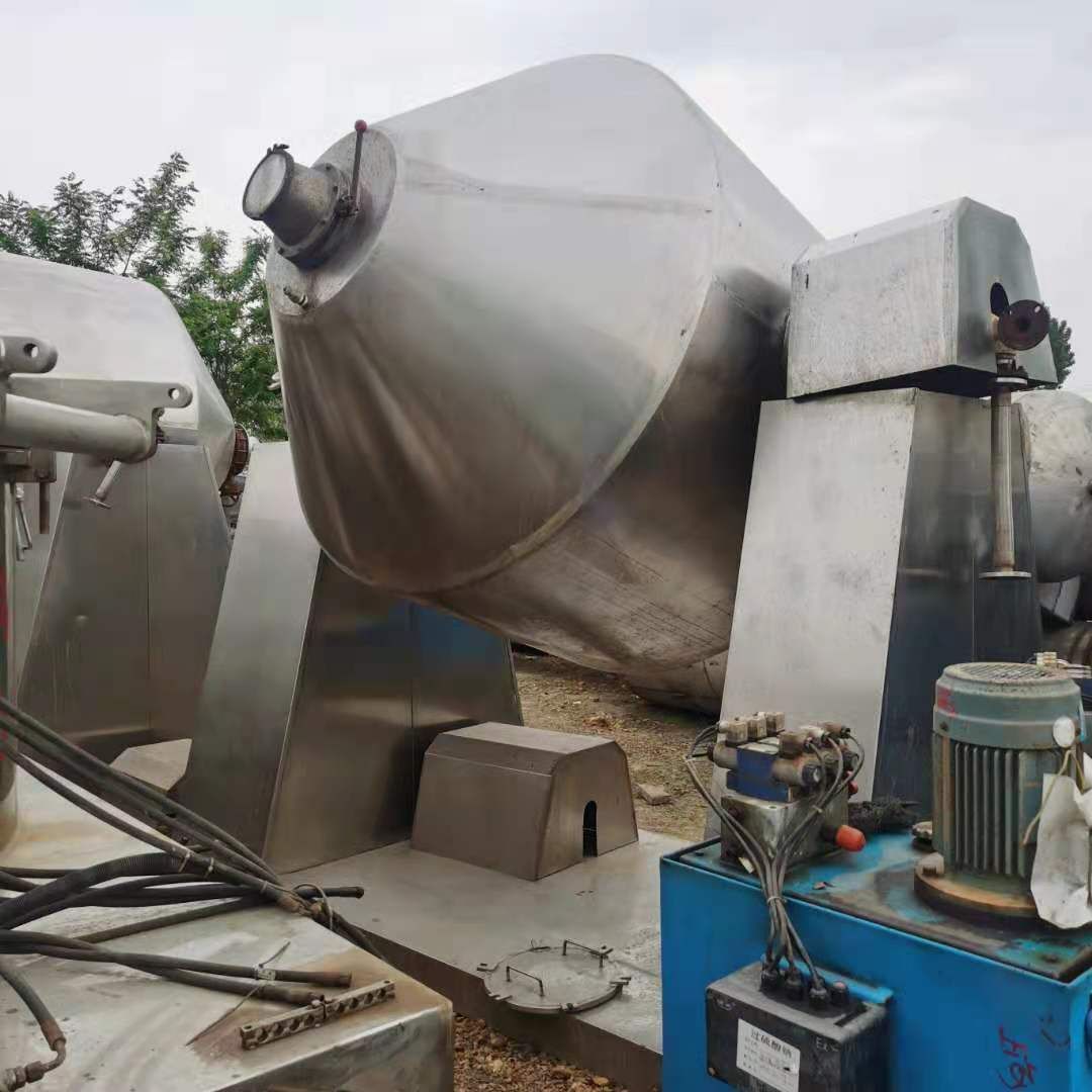 二手干燥机二手双锥干燥机二手3000L搪瓷双锥干燥-2