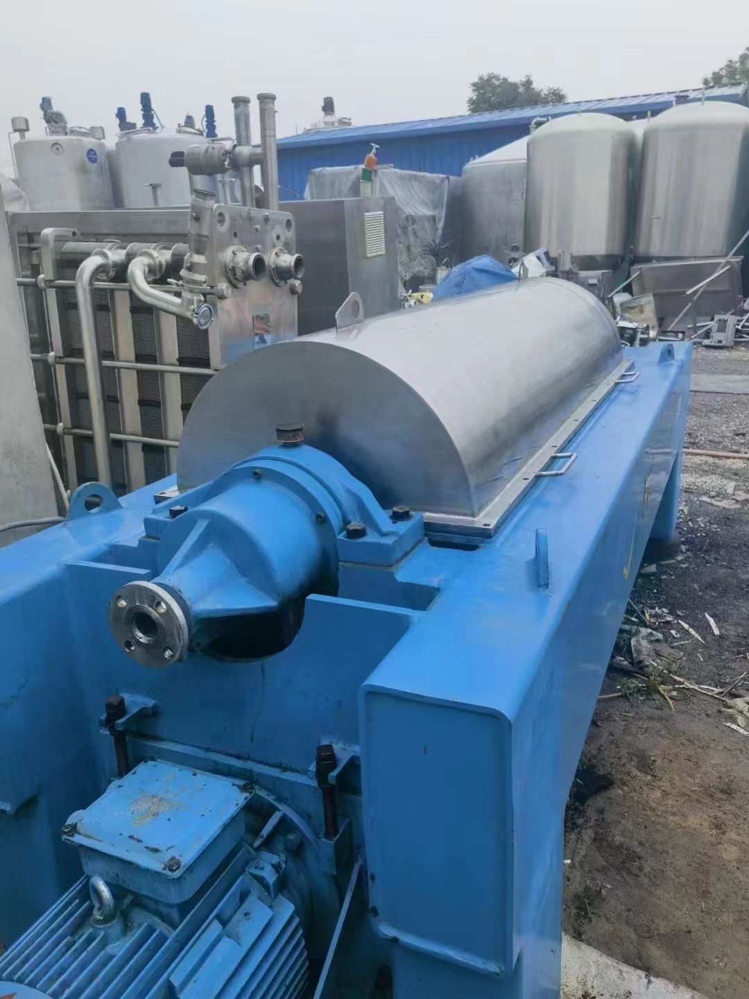 二手离心机二手卧螺离心机二手海申机电580型卧螺离-2