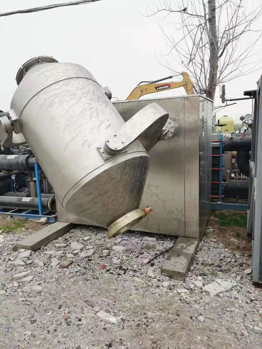 二手混合机二手三维混合机二手1000升三维多向运动-1