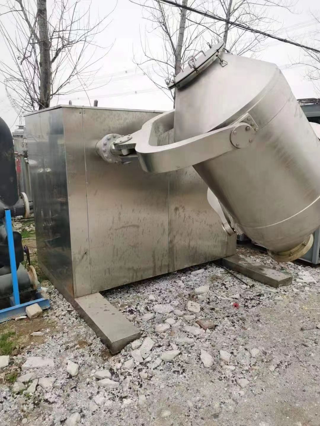 二手混合机二手三维混合机二手1000升三维多向运动-2